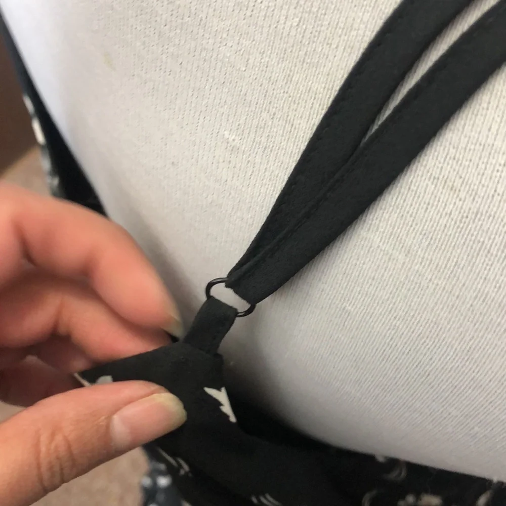 A new day black floral print pleated dress size XL - Picture 7 of 10